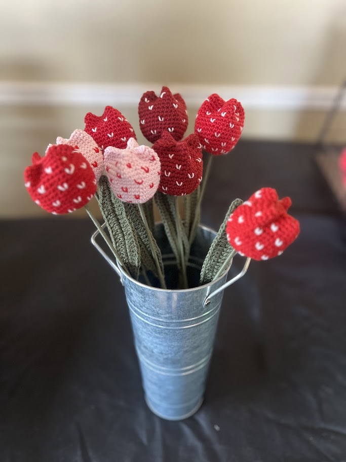 Stuffed Tulip Hearts